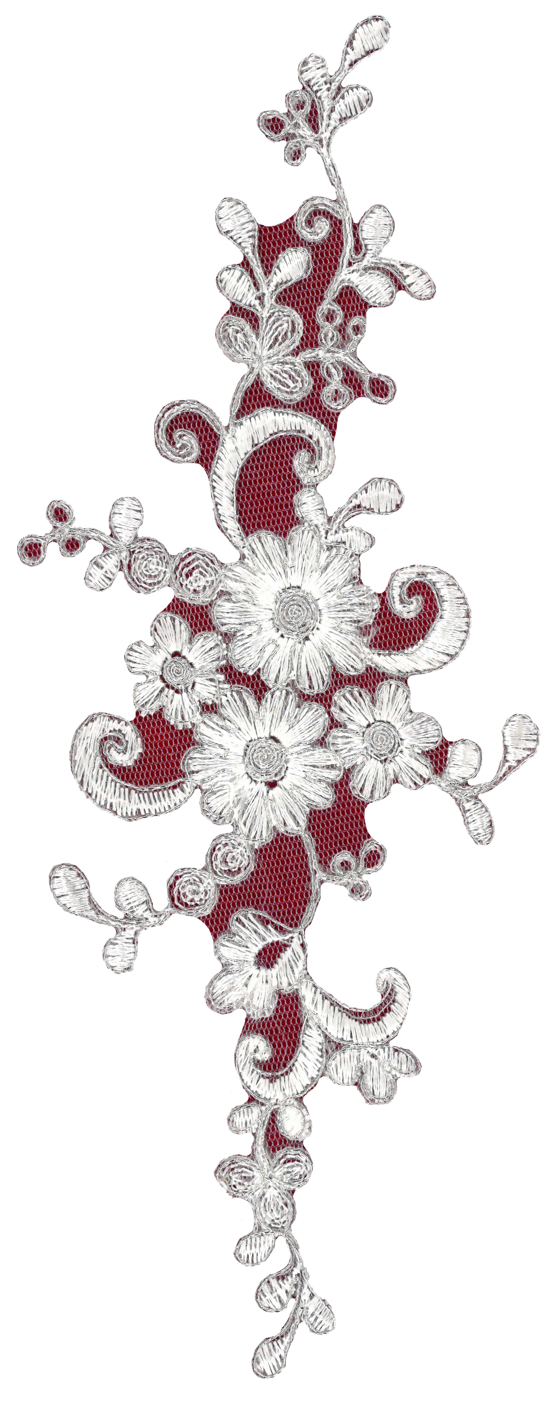 EMBROIDERED MOTIF - IVORY
